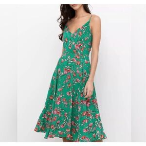 Yumi Kim Women’s Vienna Dress in Dandelion Emerald Green Size 6 NWT